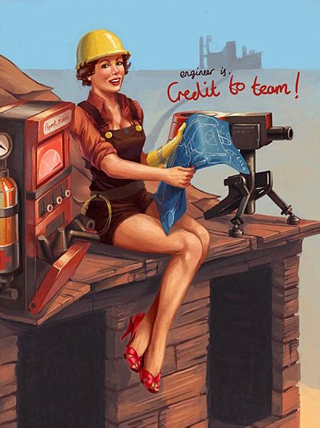 Team Fortress 2 Pin Ups The Awesomer