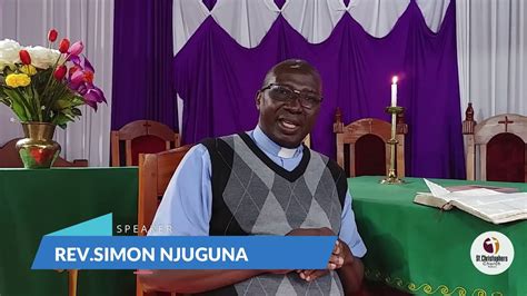 Friday Devotion By Rev Simon Njuguna 10th July 2020 Youtube