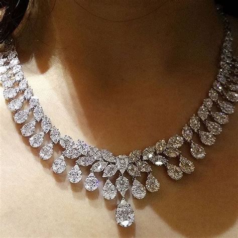 Beautiful Diamond Necklace Diamond Necklace Designs Fashion Jewelry