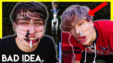 Painful Rubberband Clothespin Challenge W Jake Colby Brock Youtube