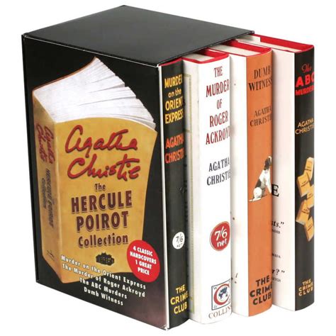 The Hercule Poirot Collection 4 Book Box Set By Agatha Christie Hercule Poirot Agatha