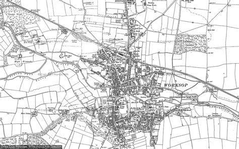 Old Maps Of Worksop Nottinghamshire Francis Frith