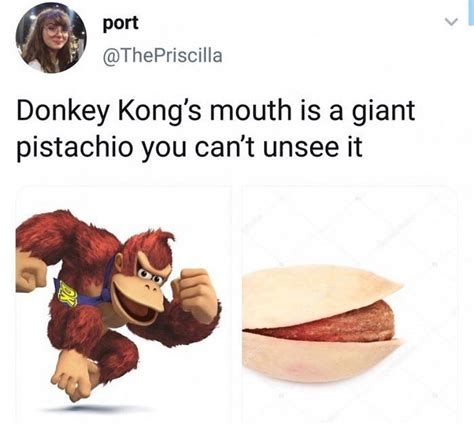 So Thats His Mouth Donkey Kong Know Your Meme