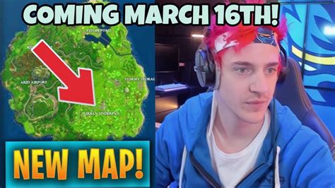 Ninja Leaks The New Fortnite Map On Stream New Ikonic