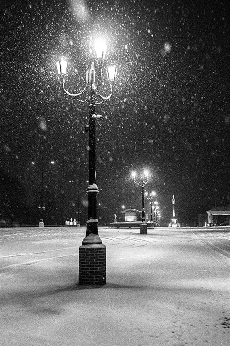Snowy Night Photograph By Diane Beatty Fine Art America