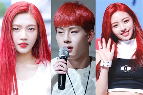 27 Idol Kpop Yang Tampil Mempesona Dengan Rambut Merah