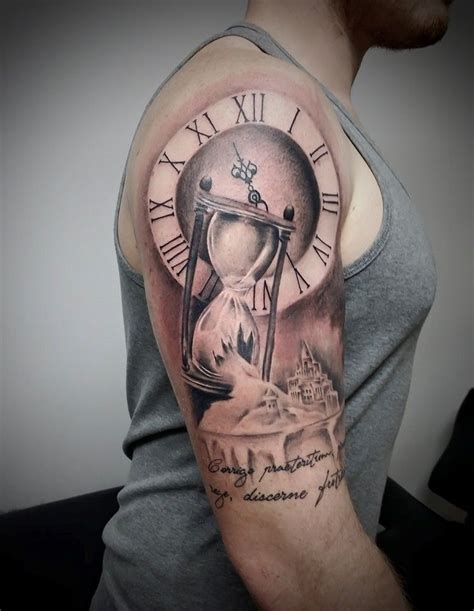Broken Hourglass Tattoo Watch Tattoos Time Tattoos Star Tattoos Tattoos For Guys Cool