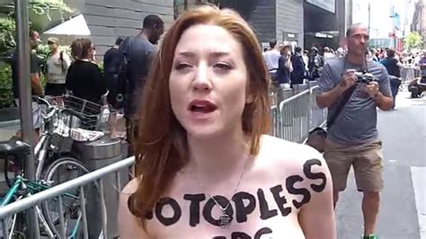 Rachel Jessee Discusses Gotopless Day Pride Parade Nyc Youtube