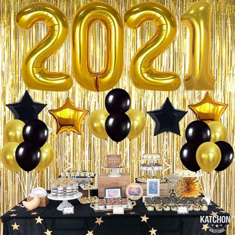 2021 Balloons For New Years Eve Party Supplies 2021 Graduation Party