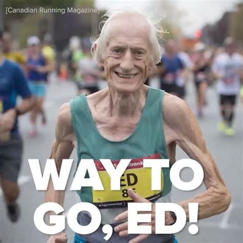 This Adorable 85 Year Old Man Broke A Marathon World Record Congrats Ed 🏃🏻🙌 Canadian