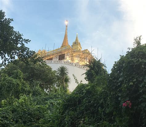 Wat Saket Und Golden Mount Tempel Des Goldenen Berges