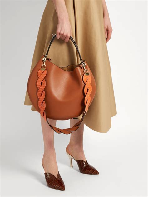 Click Here To Buy Loewe Twisted Wave Leather Bag Strap At