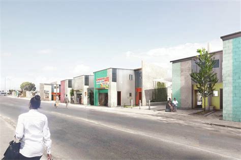 Urban Think Tank Develops Low Cost Housing For South African Slum Free Autocad Blocks