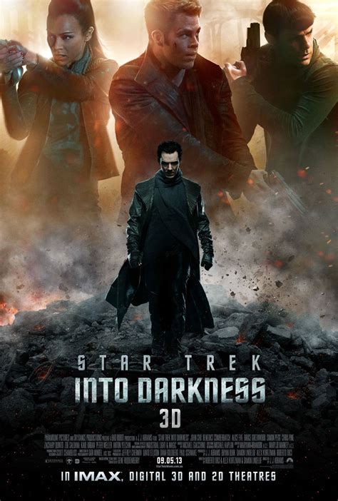 Star Trek 2 Poster Star Trek Into Darkness Stars Chris Pine And Benedict Cumberbatch Collider