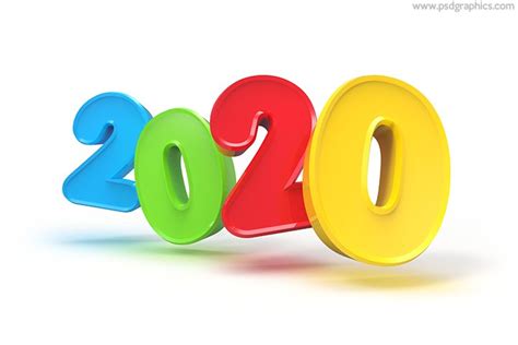 New Year 2020 Background Psdgraphics