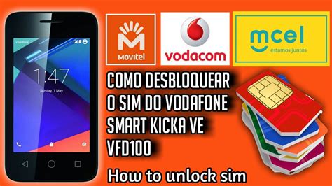 Como Desbloquear O Sim Do Vodacom Smart Kicka Ve Vfd100 Youtube