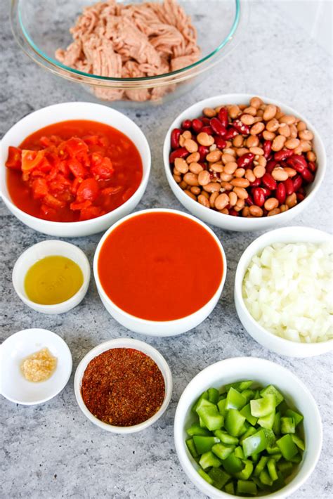 Ground turkey goes into the instant pot with some chunky salsa and canned green chilies; Instant Pot Ground Turkey Chili | The Culinary Compass