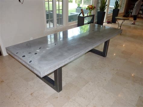 Concrete Table Modern Dining Tables Other Metro By Jm Lifestyles