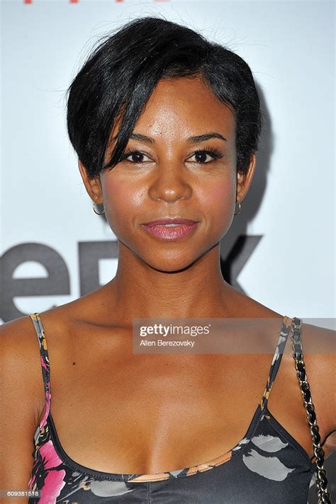 Actress Aasha Davis Attends The Premiere Of Epixs America Divided