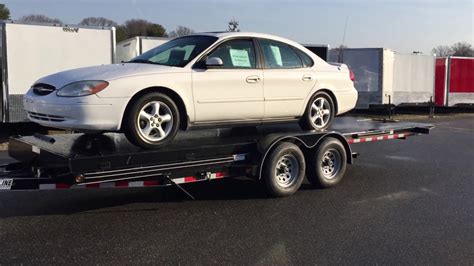 How To Load A Car Onto A Hydraulic Tilt Bed Trailer Pro Line Trailers