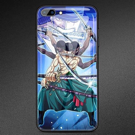 One Piece Merch Roronoa Zoro Tempered Glass Iphone Case Anm0608