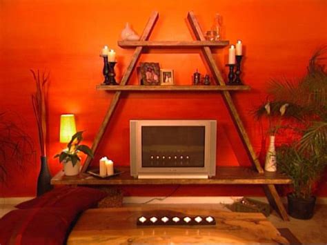 Bookends can also make an elegant decoration on their own. How To: Building an A-Frame Entertainment Center | HGTV