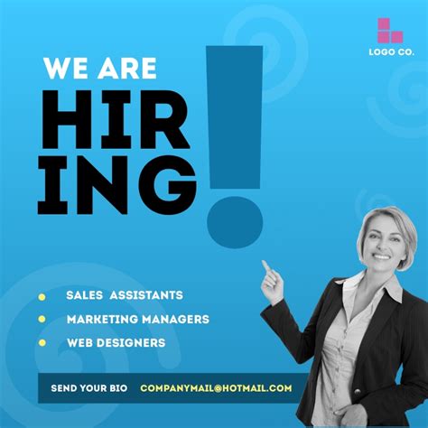 We Are Hiring Corporate Poster Template Postermywall