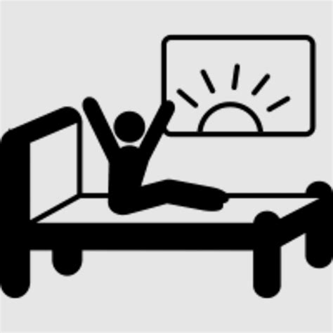 Wake Up Up Icon Wake Kon Silhouette Human Behavior Artwork Black