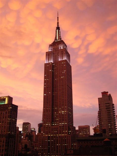 Best Photo I Took Of The Empire State Building At Sunset After A Weird