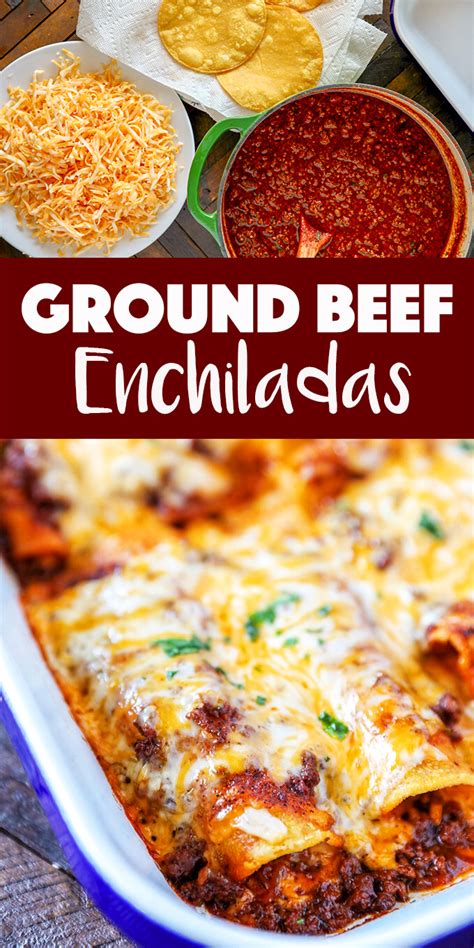 This recipe is for basic ground beef enchiladas is so easy it's virtually impossible to go wrong. Ground Beef Enchiladas Recipe - No. 2 Pencil