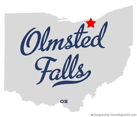 Map Of Olmsted Falls Oh Ohio