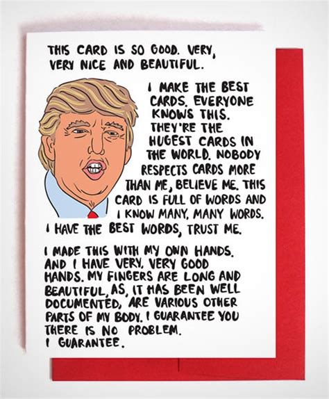 Free Donald Trump Birthday Card Printable
