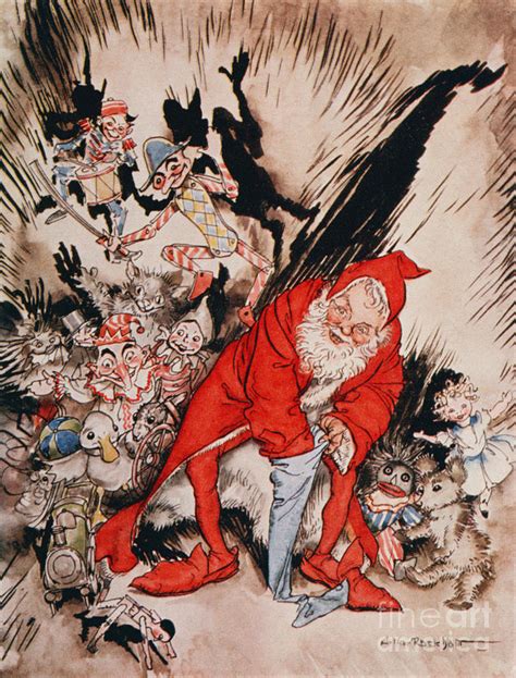 The Night Before Christmas Drawing By Arthur Rackham Pixels