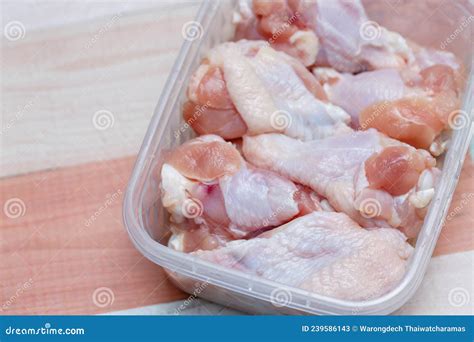 Raw Chicken Wings In A Package Stock Image Image Of Pack Delicious