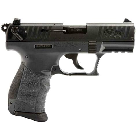 Walther P22 22 Long Rifle 342in Tungsten Grayblack Pistol 101