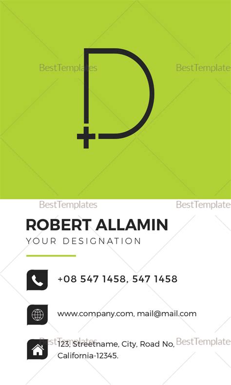 creative business card design template  word psd publisher