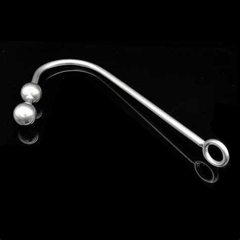 Stainless Steel Metal Anal Hookanal Plugbutt Plugsolid Anus Beads