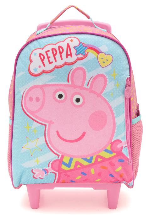 Mochila De Rodinhas Xeryus Peppa Pig Rosa Compre Agora Dafiti Brasil