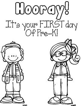 This unique collection of printable coloring pages is specially designed for kindergarten kids. First Day of School Coloring Sheet FREEBIE by Robyn's ...