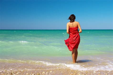 girl on the beach stock image image of pleasure freedom 55500255
