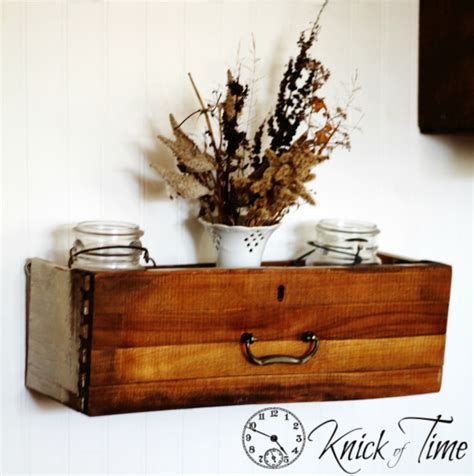 Dresser with shelves #dresser #shelves. Hometalk | Turn an Old Dresser Drawer Into a Wall Storage ...