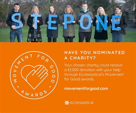 Movement For Good Awards We Need Your Vote Step One