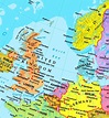 North Sea political map - Ontheworldmap.com
