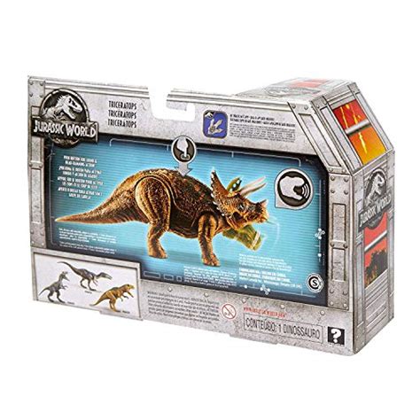 Jurassic World Mattel Roarivores Triceratops Action Figure Pricepulse