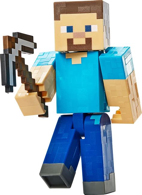 Minecraft Basic Action Figure Steve With Pickaxe Mx