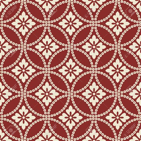 Seamless Chinese Style Fabric Pattern Royalty Free Cliparts Vectors