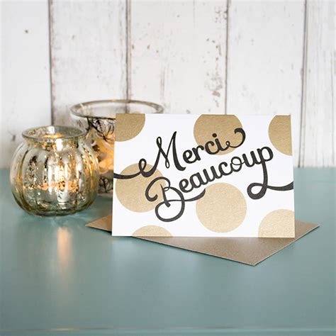 Merci Beaucoup Card By Lovely Cuppa