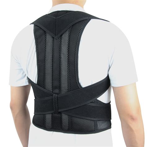 Ny 48 Adjustable Back Posture Brace Back Pain Relief By Elastic Belt Xl