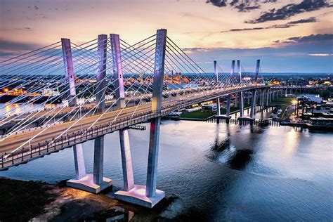 Aerial View Of The New Goethals Bridge Photograph By Mihai Andritoiu