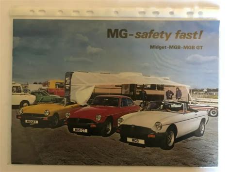 MG MIDGET MGB MGB GT Brochure 1978 On Perfect 19 95 PicClick UK